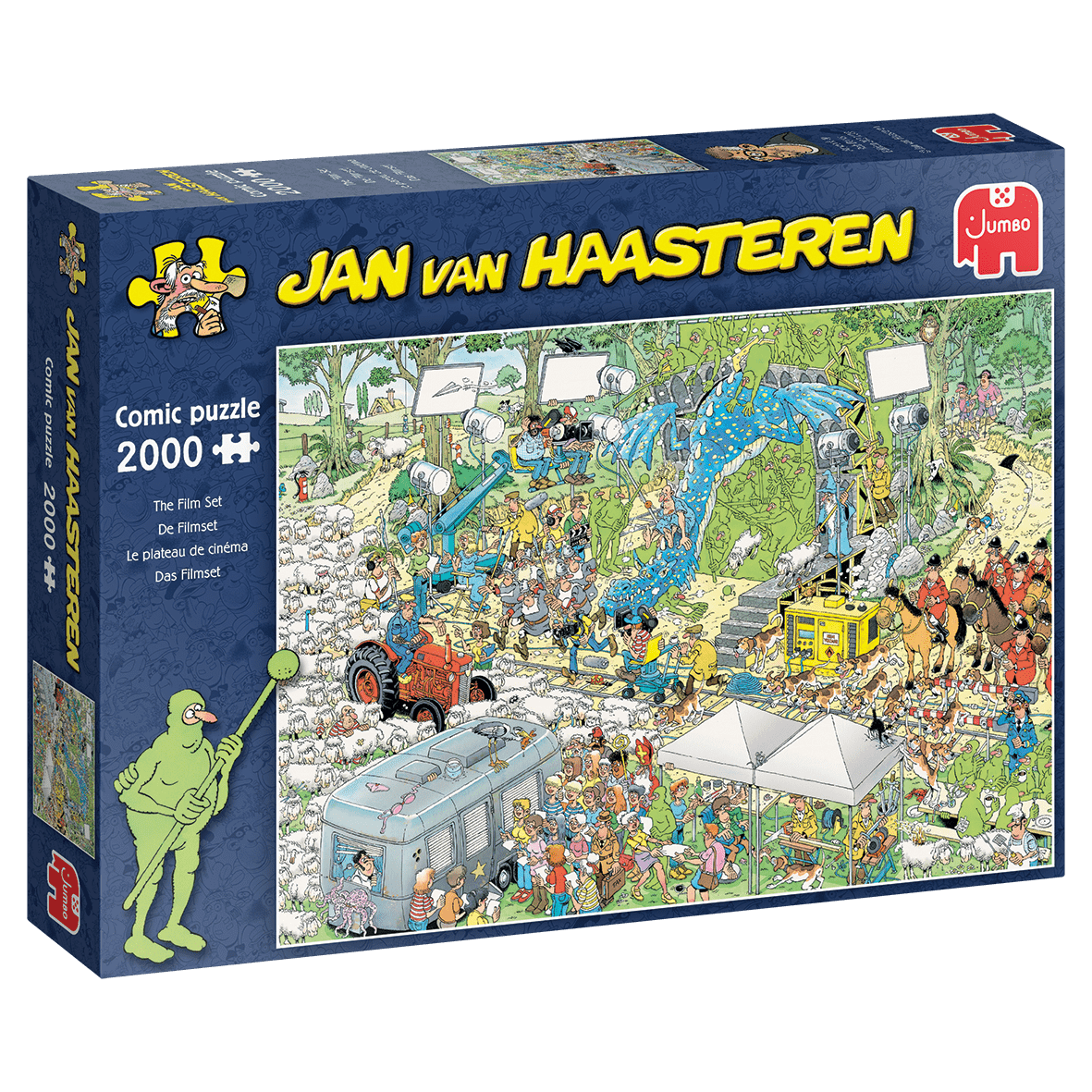 Jan Van Haasteren - TV Studiet - 2000 brikker - Nordisk Spil