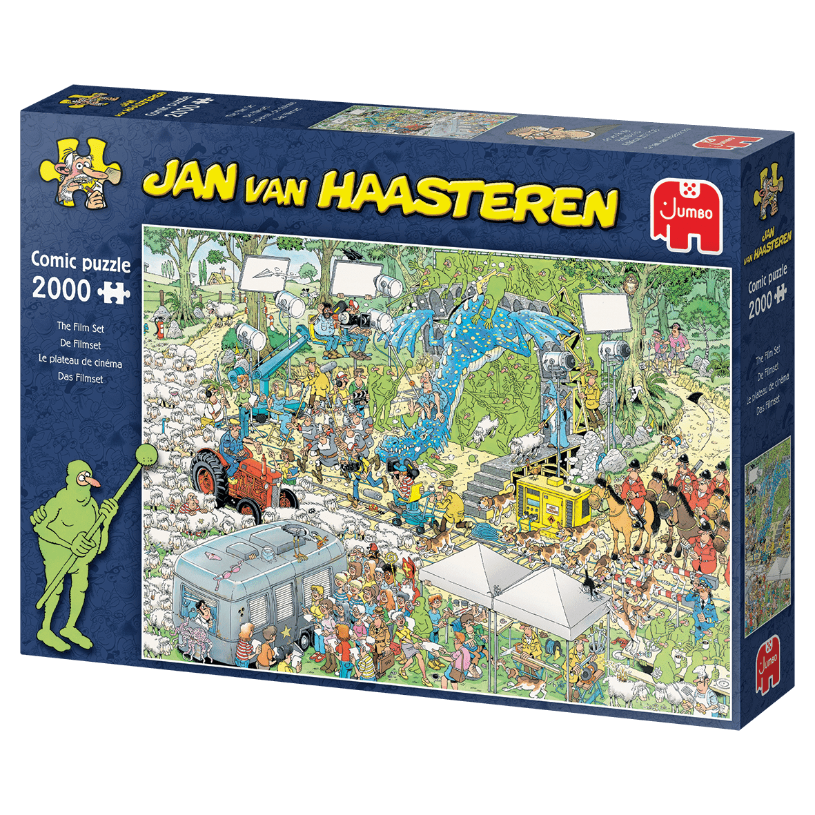 Jan Van Haasteren - TV Studiet - 2000 brikker - Nordisk Spil