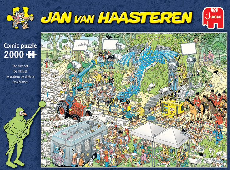 Jan Van Haasteren - TV Studiet - 2000 brikker - Nordisk Spil