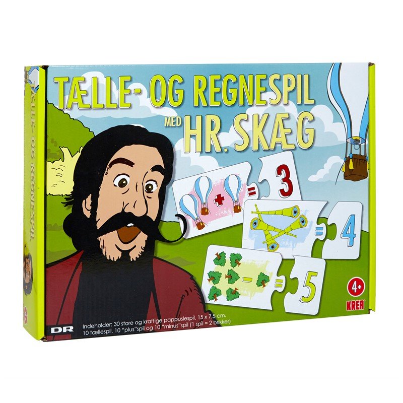 Tælle - og regnespil med Hr. Skæg - Nordisk Spil