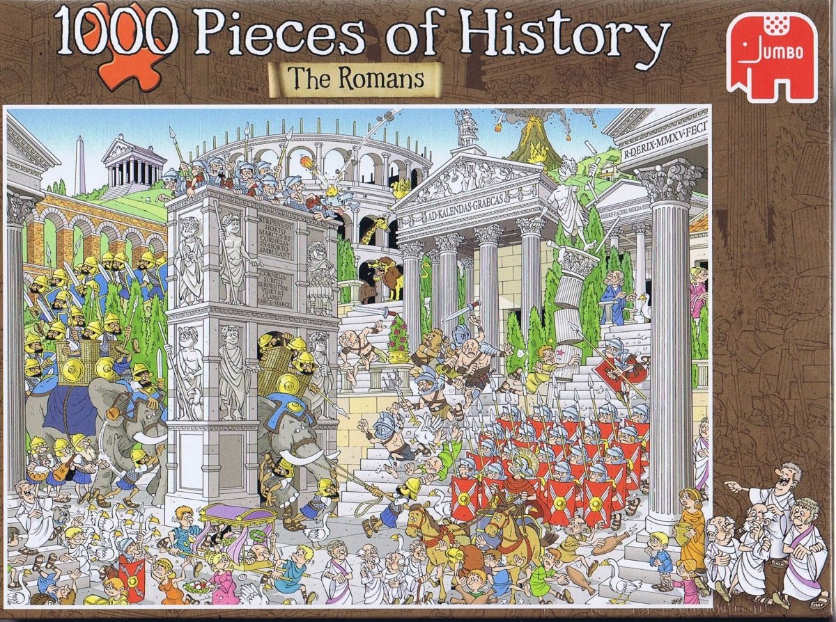 Pieces of History - The Romans - 1000 brikker - Nordisk Spil