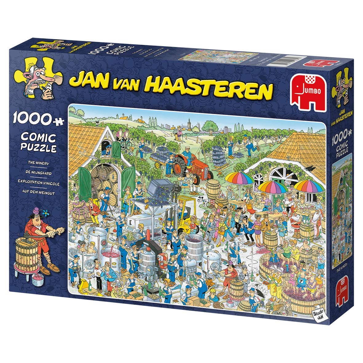 Jan van Haasteren - The Winery - 1000 Brikker - Nordisk Spil