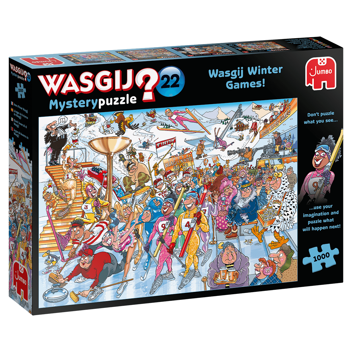 Wasgij Mystery 22 - Vinter OL - 1000 brikker - Nordisk Spil