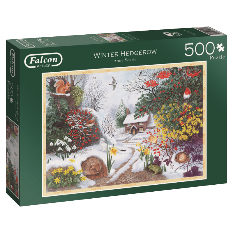 Winter Hedgerow - 500 brikker - Nordisk Spil