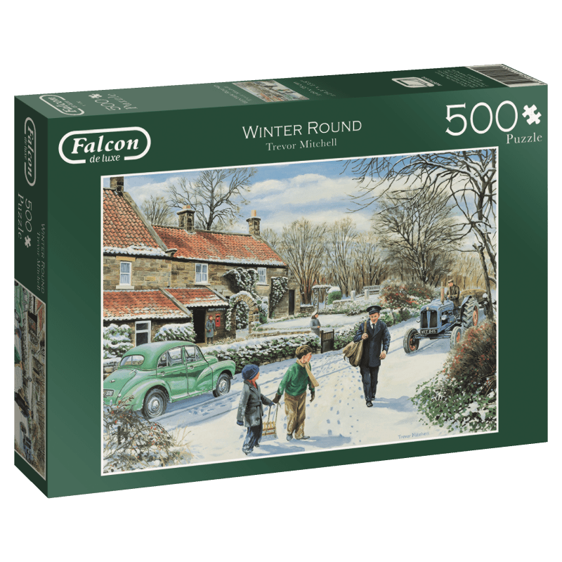 Winter Round, 500 brikker - Nordisk Spil