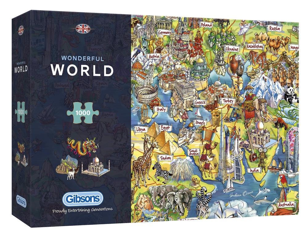 Wonderful World - 1000 brikker - Nordisk Spil