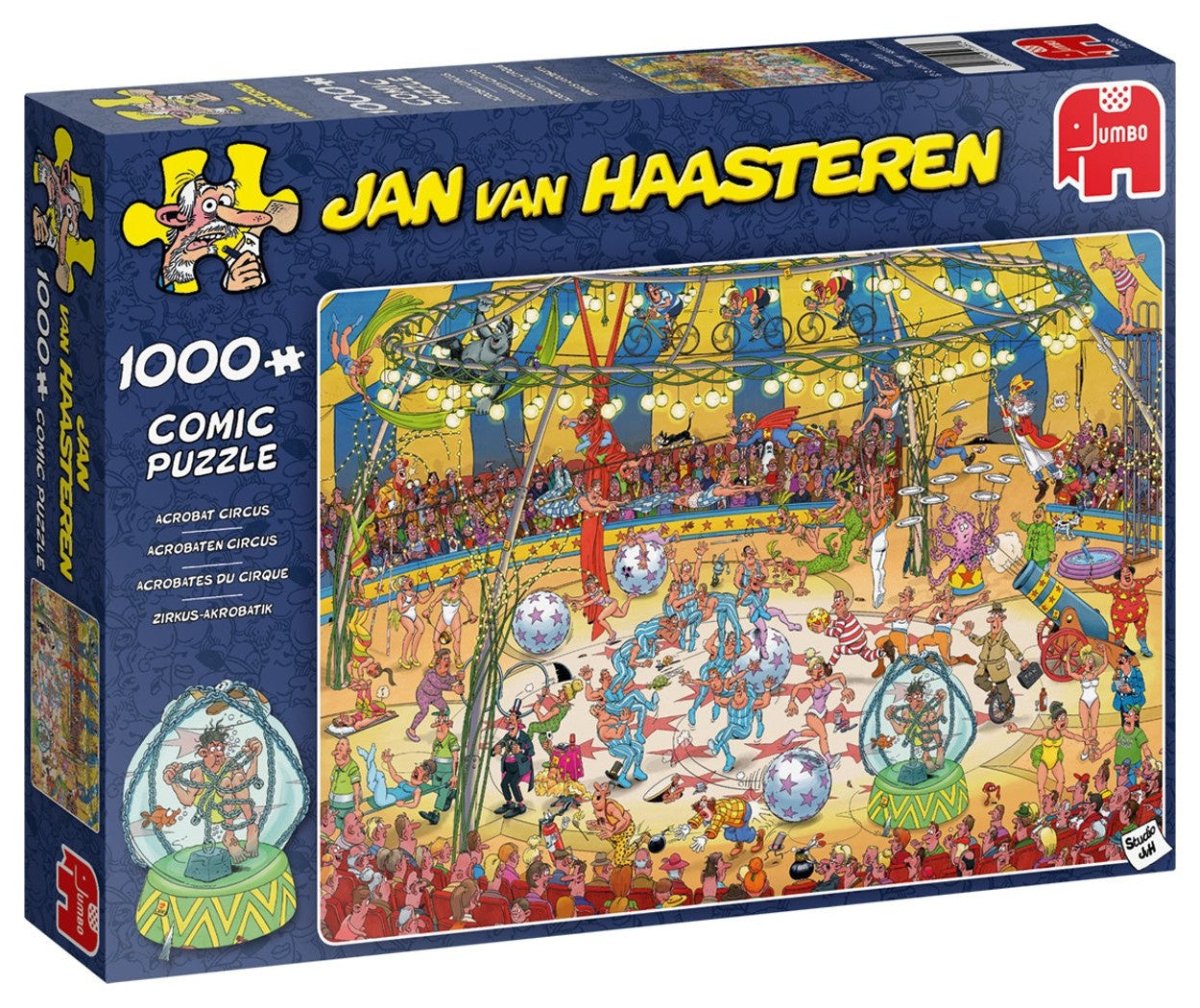 Jan van Haasteren - Acrobat Circus - 1000 Brikker - Nordisk Spil