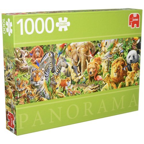 Africa Wildlife - Panorama - 1000 brikker - Nordisk Spil
