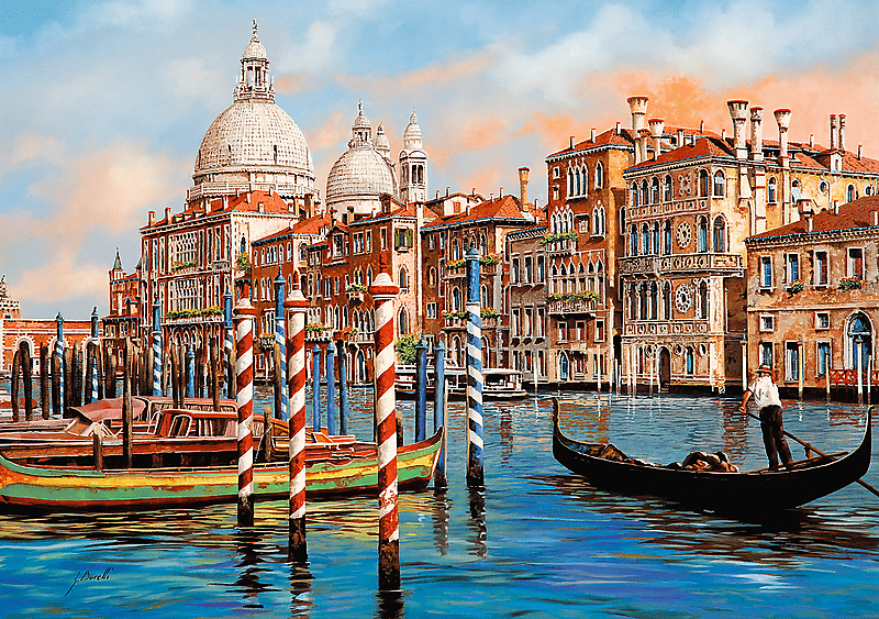 Eftermiddag i Venedig - 1000 brikker - Nordisk Spil