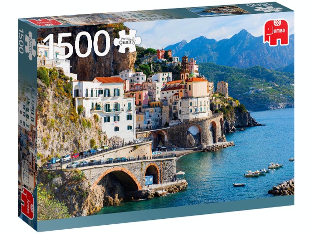 Amalfi Coast, Italy - 1500 brikker - Nordisk Spil