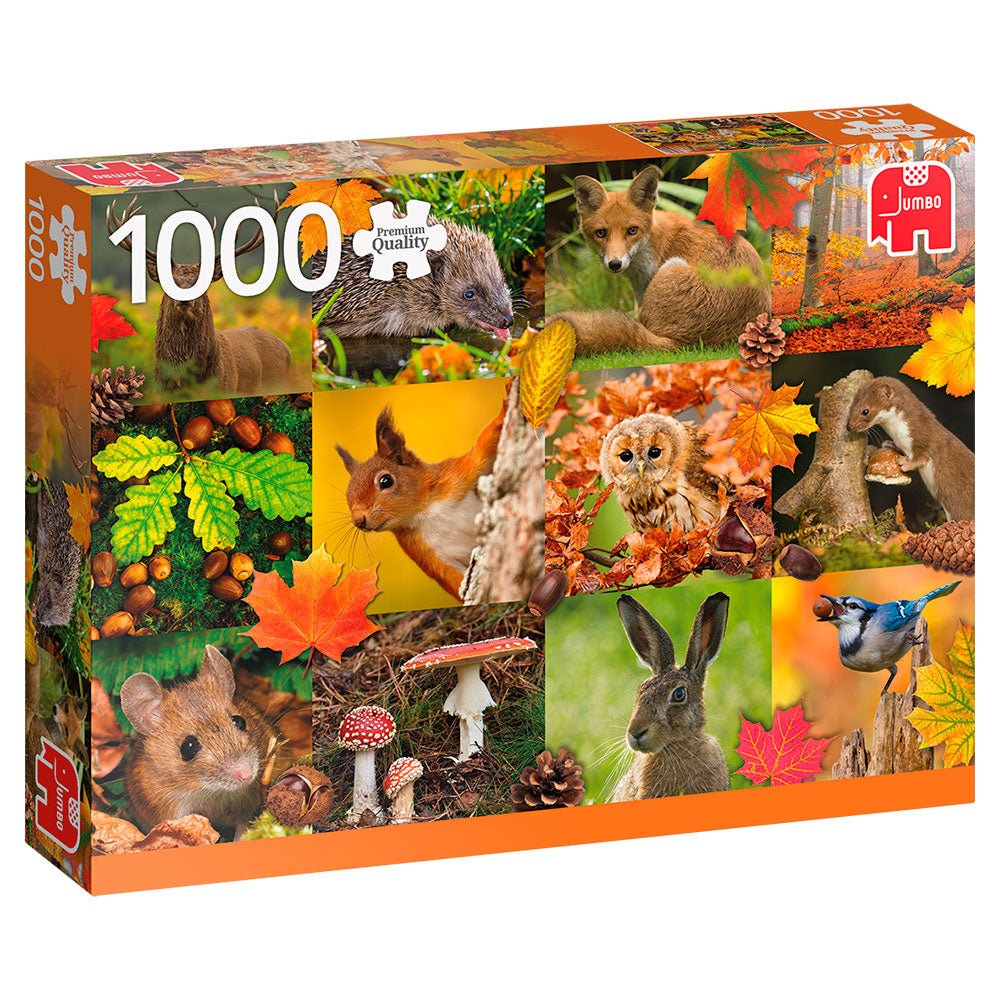 Autumn Animals - 1000 brikker - Nordisk Spil