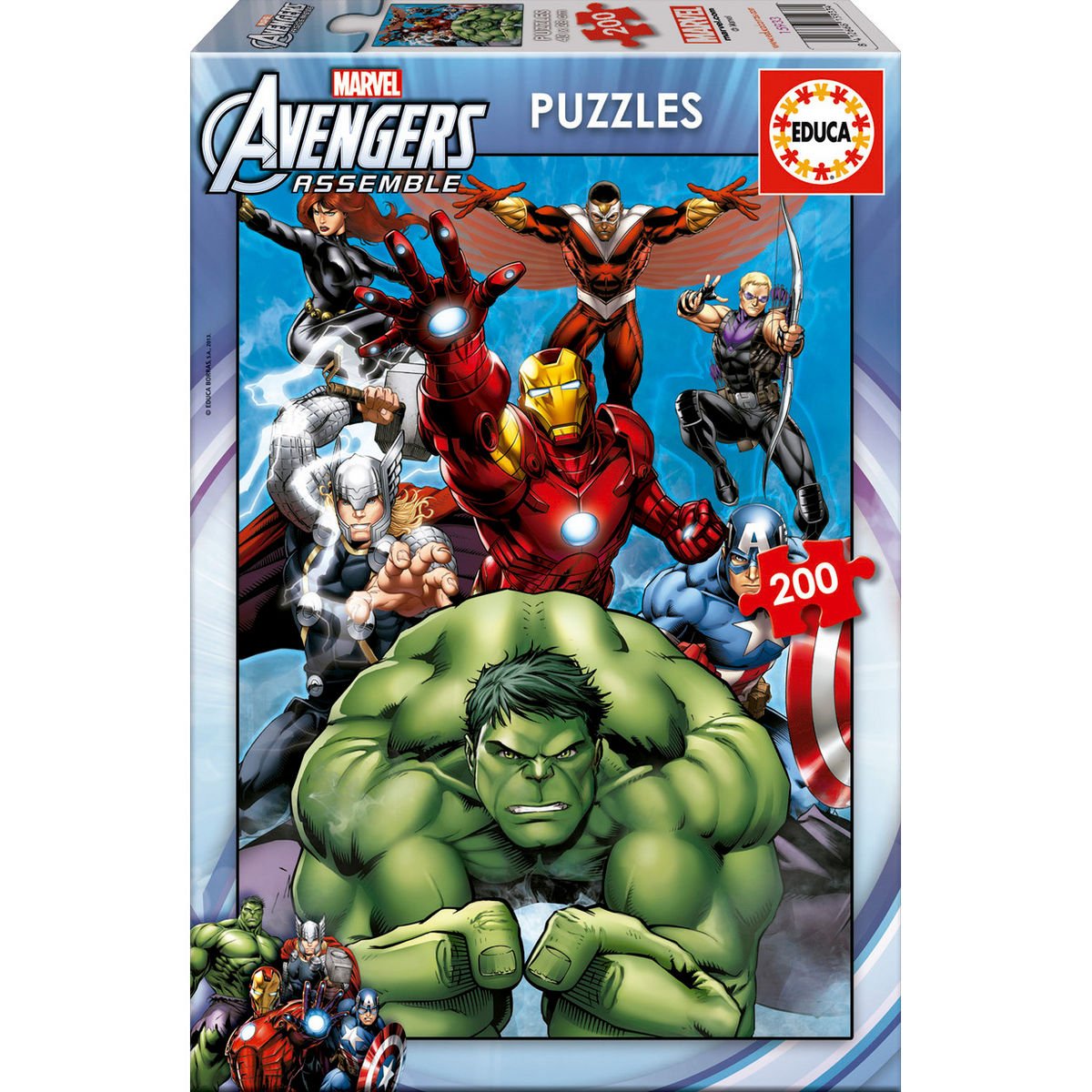 Avengers - 200 brikker - Nordisk Spil
