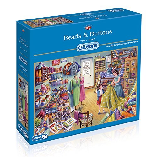 Beads & Buttons - 1000 brikker - Nordisk Spil