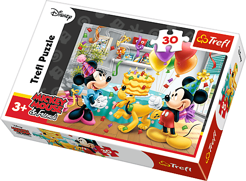 Birthdaycake Mickey - 30 brikker - Nordisk Spil