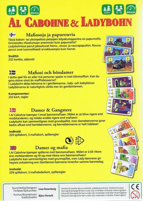 Bohnanza - Al Cabohne and Ladybohn - Nordisk Spil