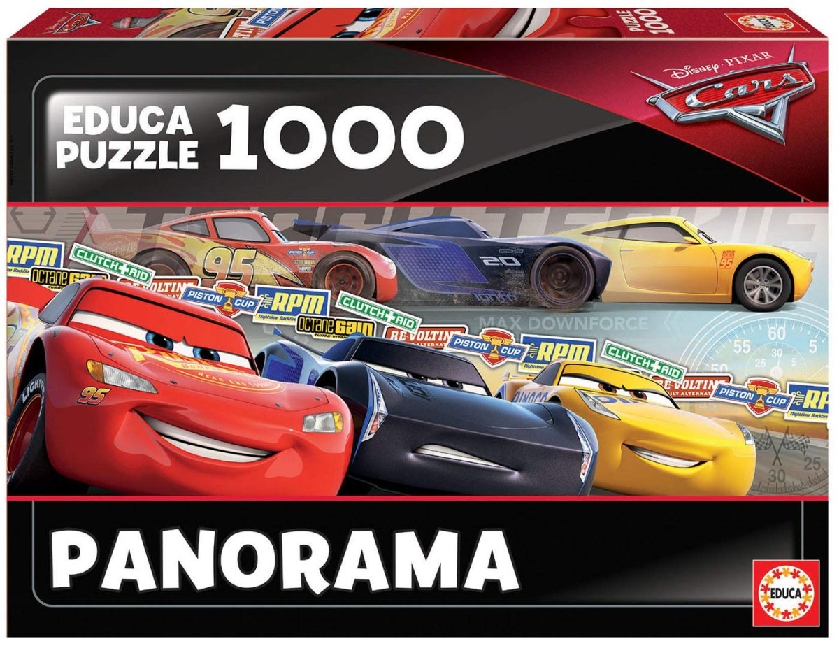 Disney Cars 3 - 1000 brikker - Nordisk Spil