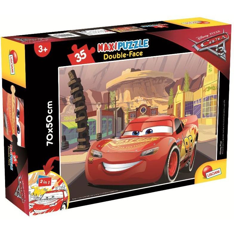 Cars Maxi Double - Face - 35 brikker - Nordisk Spil