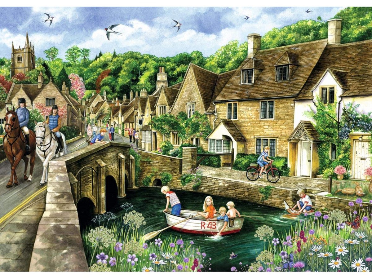 Castle Combe Wiltshire - 1000 brikker - Nordisk Spil