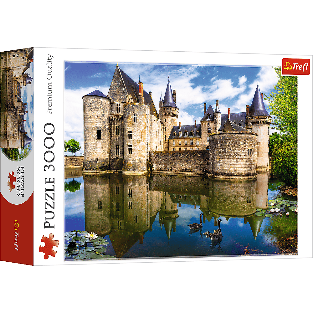 Sully - sur - Loire - Castle in France - 3000 Brikker - Nordisk Spil