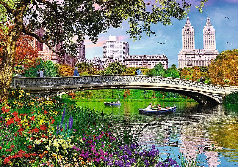 Central Park New York - 1000 brikker - Nordisk Spil