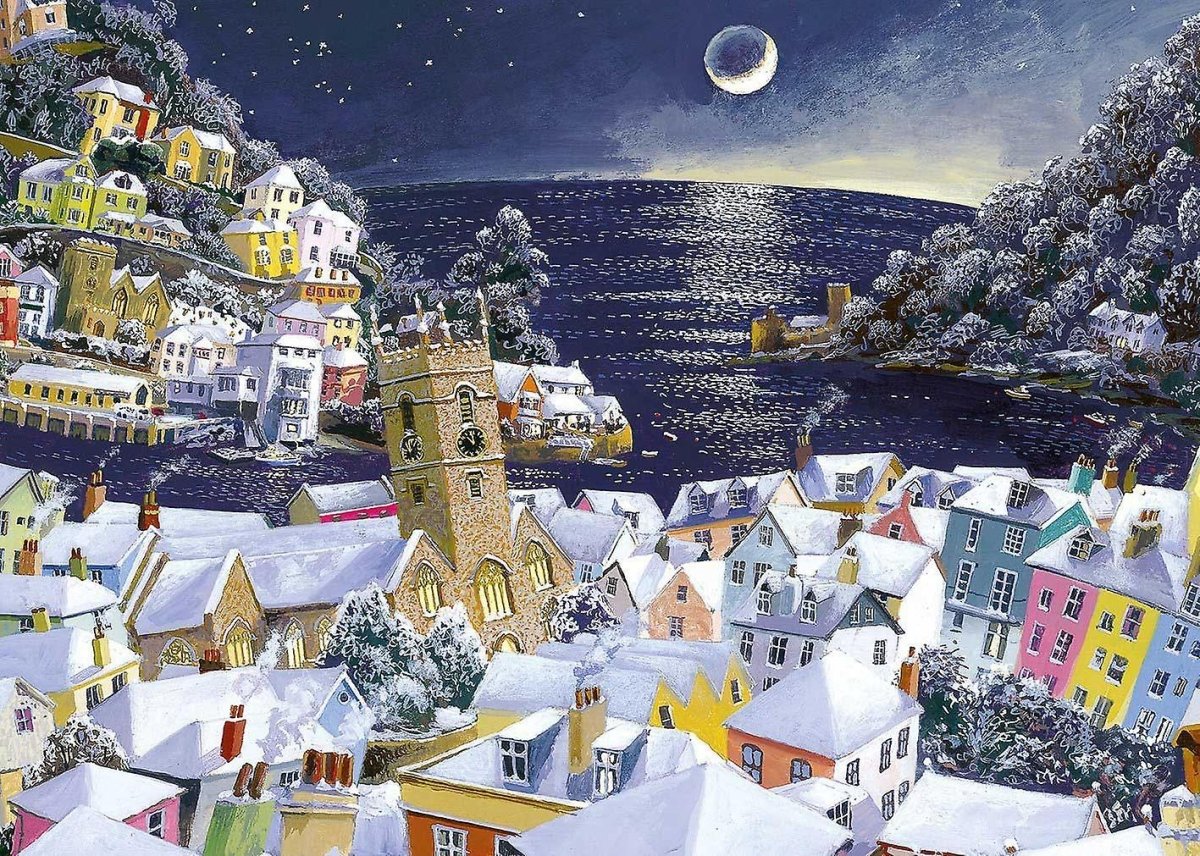 Christmas Moon - 1000 brikker - Nordisk Spil