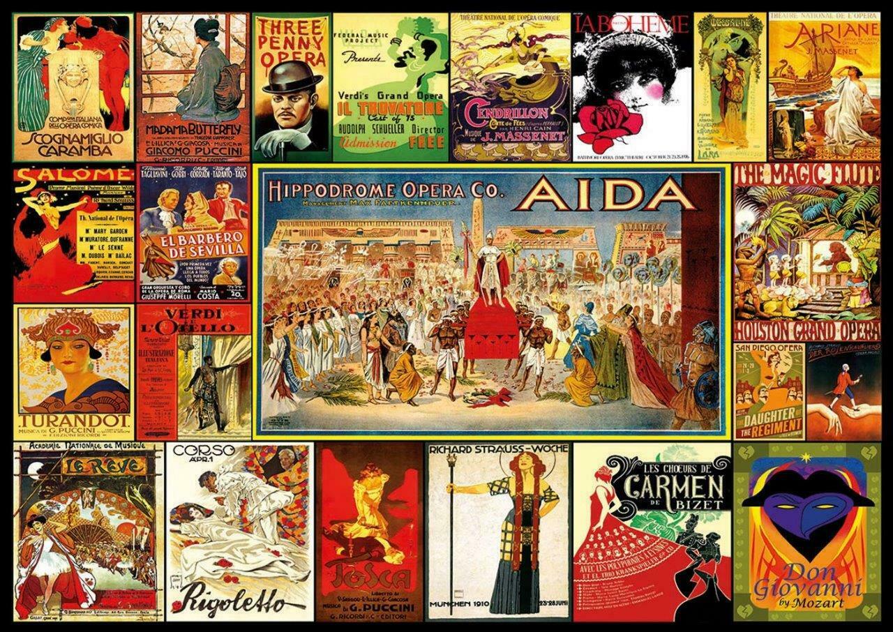 Collage of Operas - 3000 brikker - Nordisk Spil