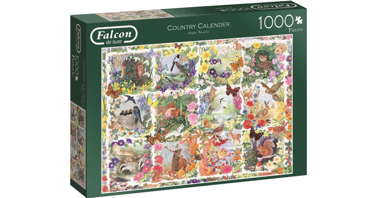 Country calendar - 1000 Brikker - Nordisk Spil