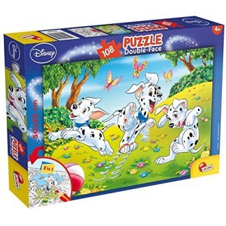 Dalmatians Double - Face - 108 brikker - Nordisk Spil