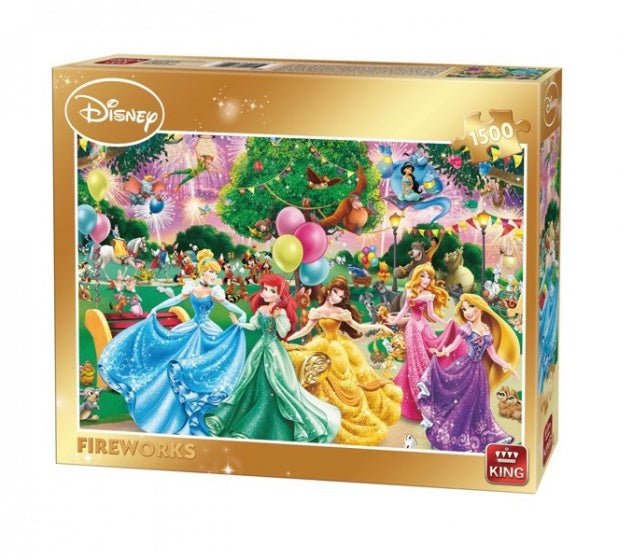 Disney Happy Fireworks - 1500 brikker - Nordisk Spil