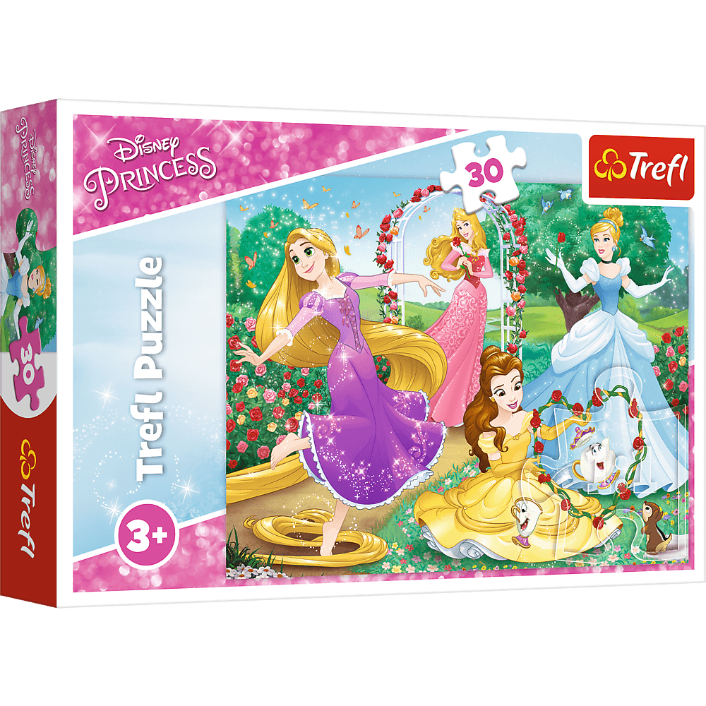 Disney prinsesser i haven - 30 brikker - Nordisk Spil