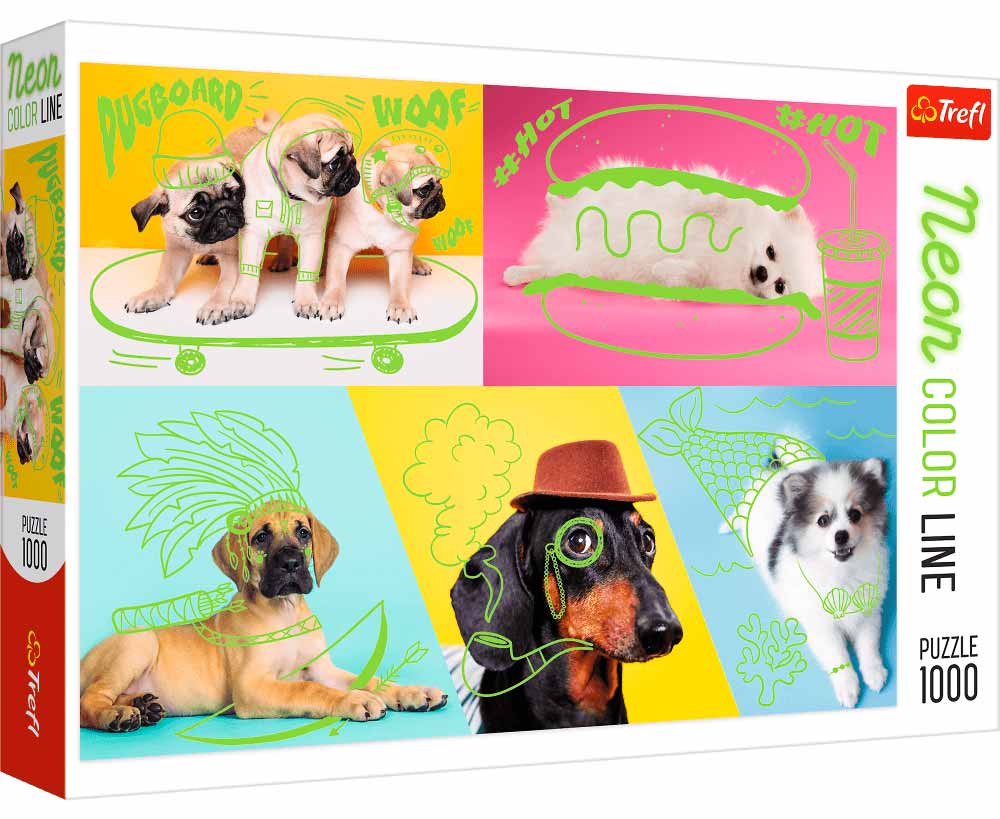 Far Out Dogs - 1000 brikker - Nordisk Spil