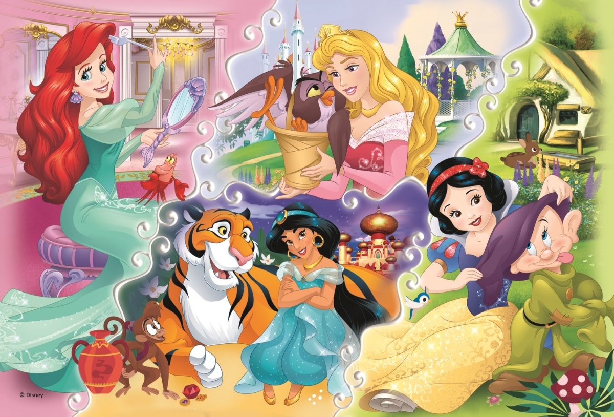 Disney prinsesser - 160 brikker - Nordisk Spil
