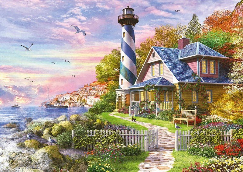 Lighthouse in Rock Bay, 4000 brikker - Nordisk Spil