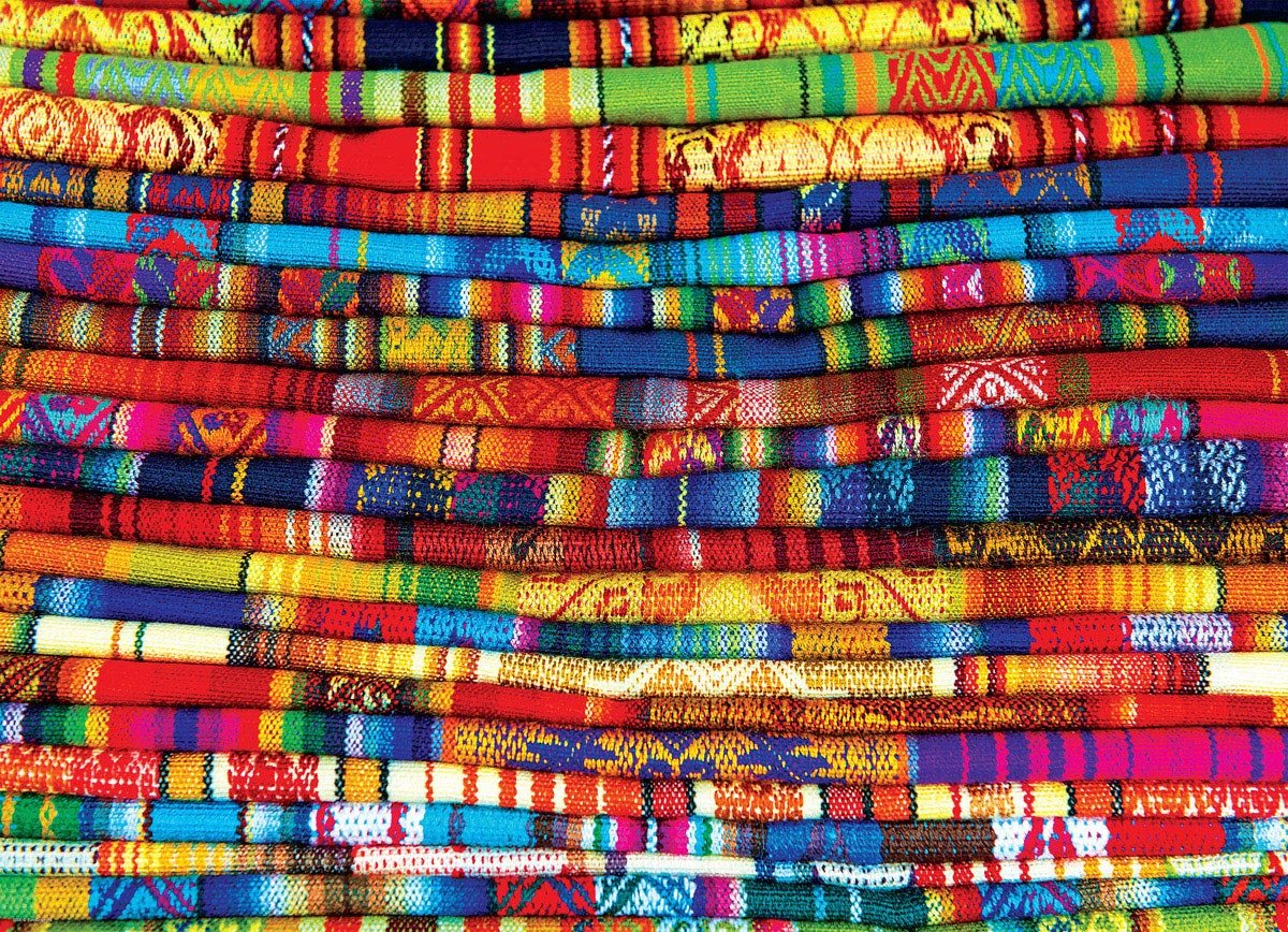 Peruvianske Tæpper - 1000 brikker - Nordisk Spil