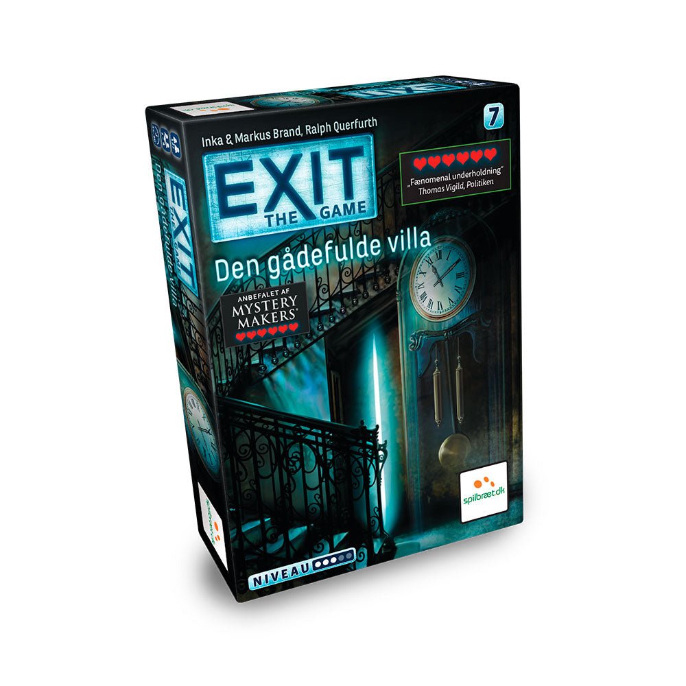 Exit 7: Den gådefulde villa - Dansk - Nordisk Spil