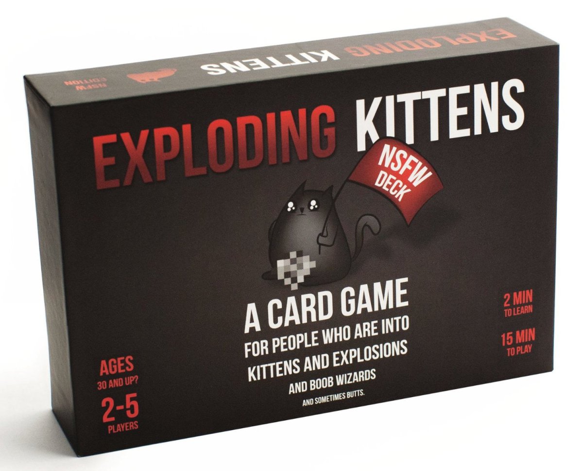Exploding Kittens - NSFW Deck - Engelsk - Nordisk Spil