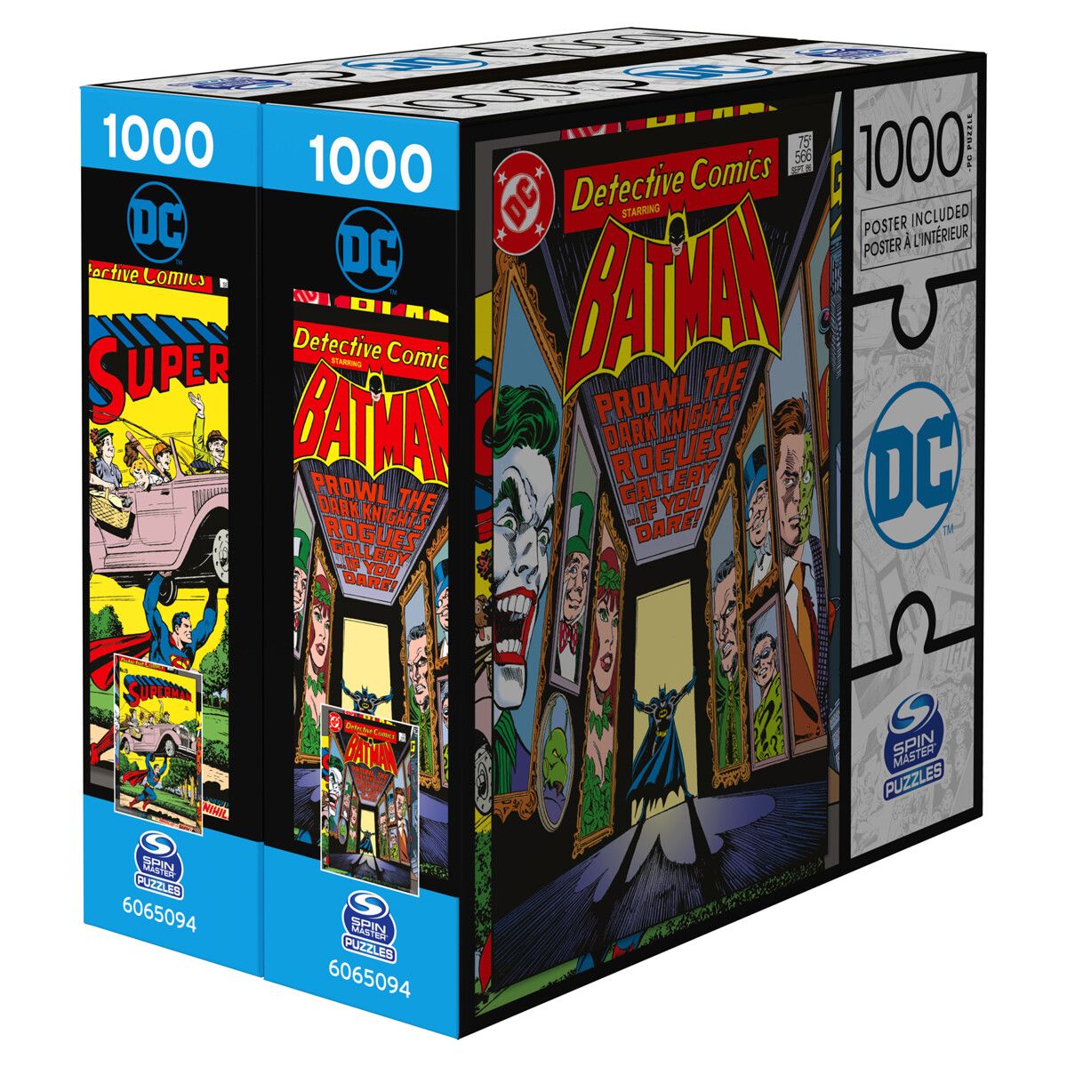 DC Comics Puslespil 2 pak - 1000 brikker - Nordisk Spil