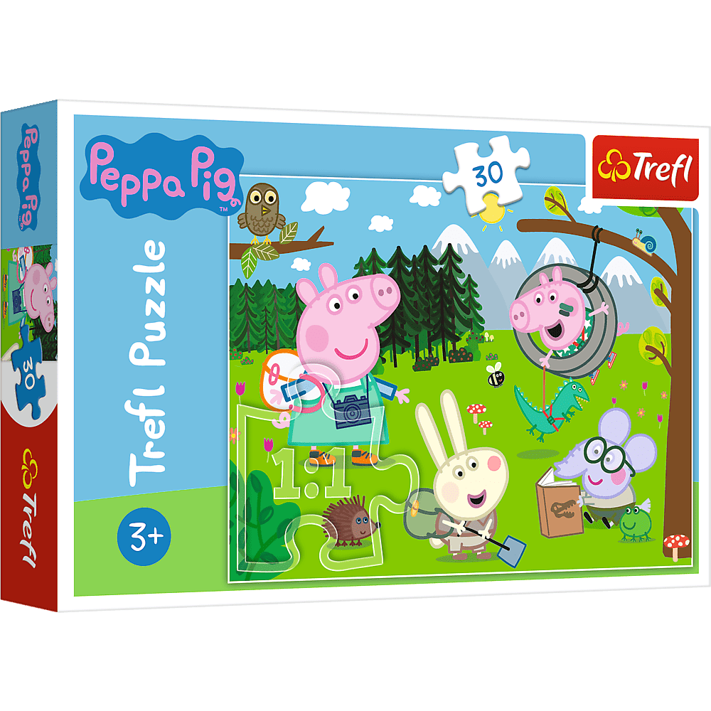 Gurli Gris i skoven - 30 brikker - Nordisk Spil