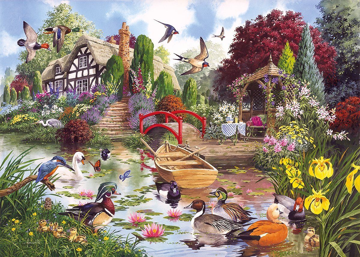 Flora & Fauna - 4x500 brikker - Nordisk Spil