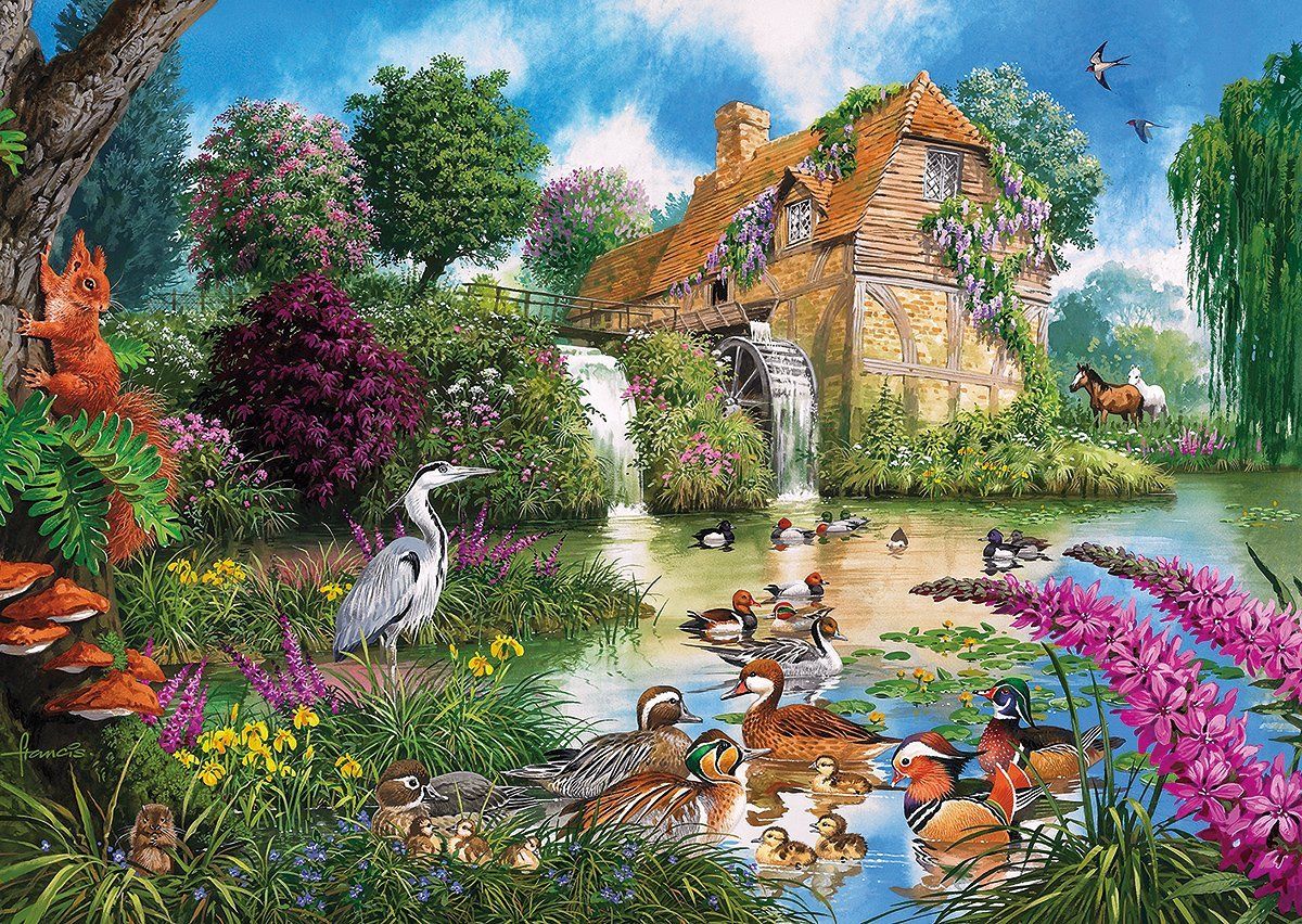 Flora & Fauna - 4x500 brikker - Nordisk Spil