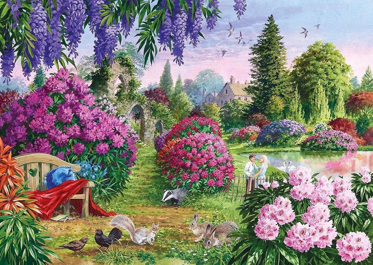 Flora & Fauna - 4x500 brikker - Nordisk Spil