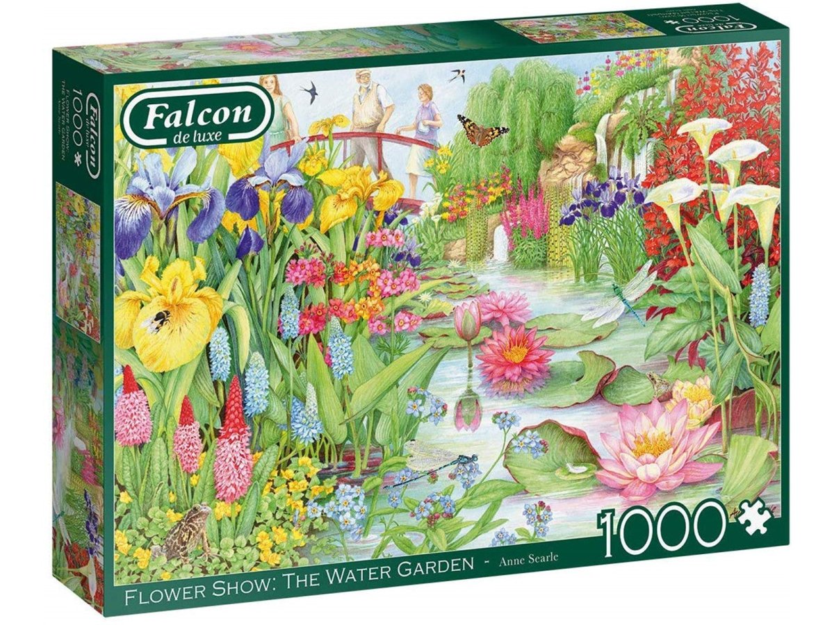 Flower Show - The Water Garden - 1000 brikker - Nordisk Spil
