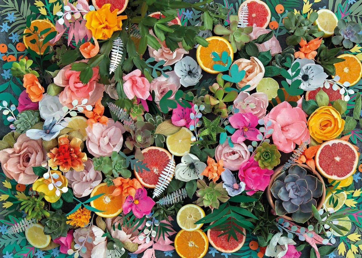 Cloudberries FLOWERS - 1000 brikker - Nordisk Spil