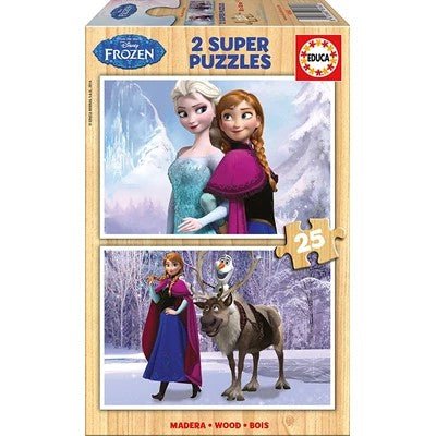 Frozen - 2x25 brikker - Nordisk Spil