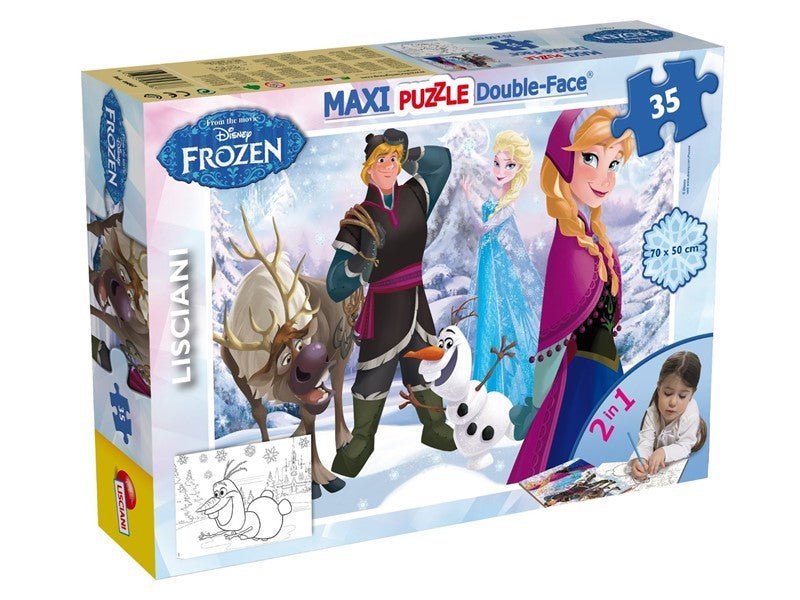 Frozen Maxi Double - Face - 35 brikker - Nordisk Spil