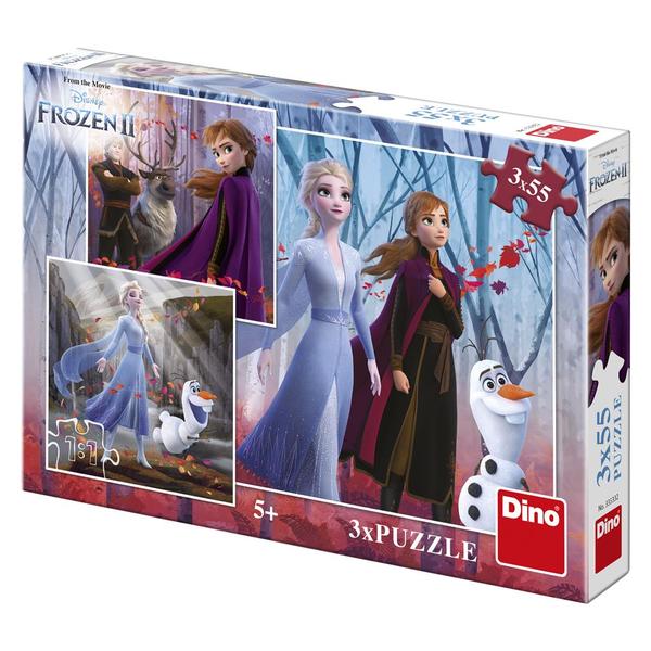 Frozen 2 - 3x55 brikker - Nordisk Spil