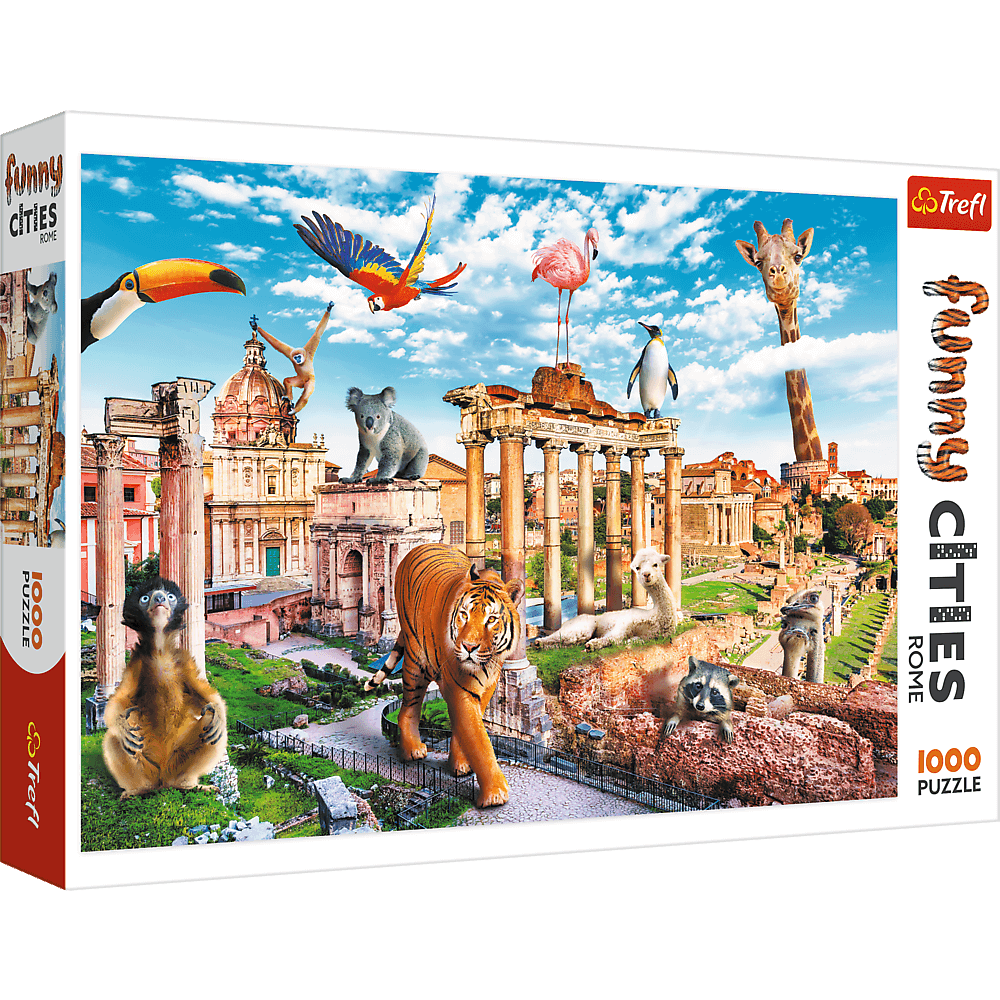 Funny Cities, Wild Rome - 1000 Brikker - Nordisk Spil
