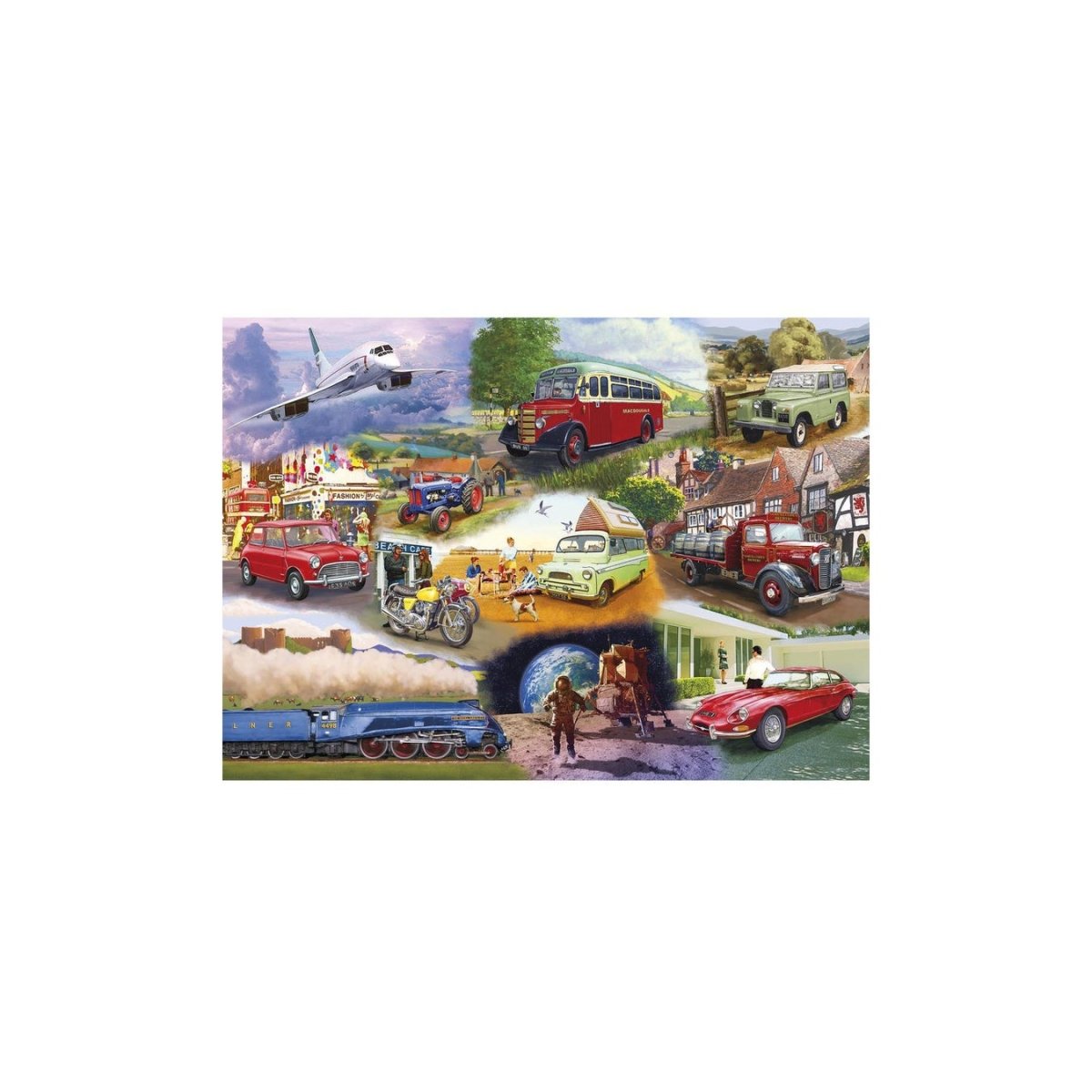 Ikoniske Motorer - 1000 brikker - Nordisk Spil