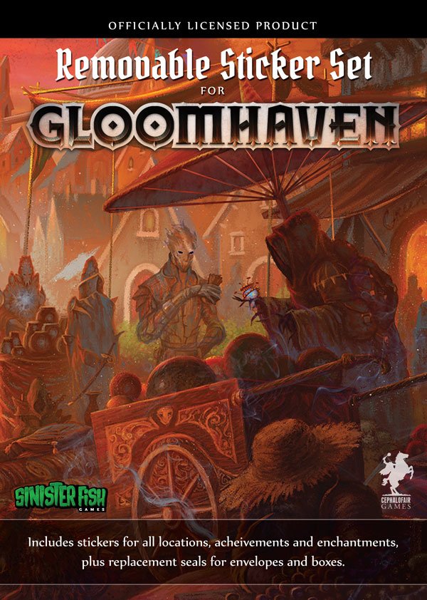 Gloomhaven: Removable Sticker Set - Nordisk Spil