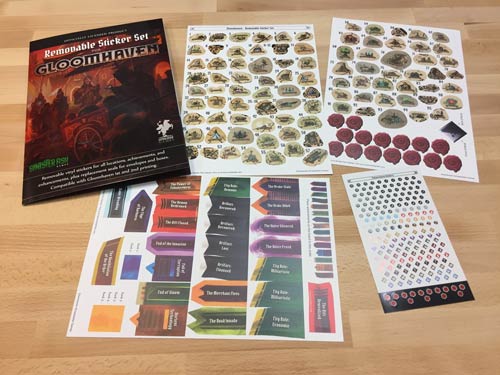 Gloomhaven: Removable Sticker Set - Nordisk Spil